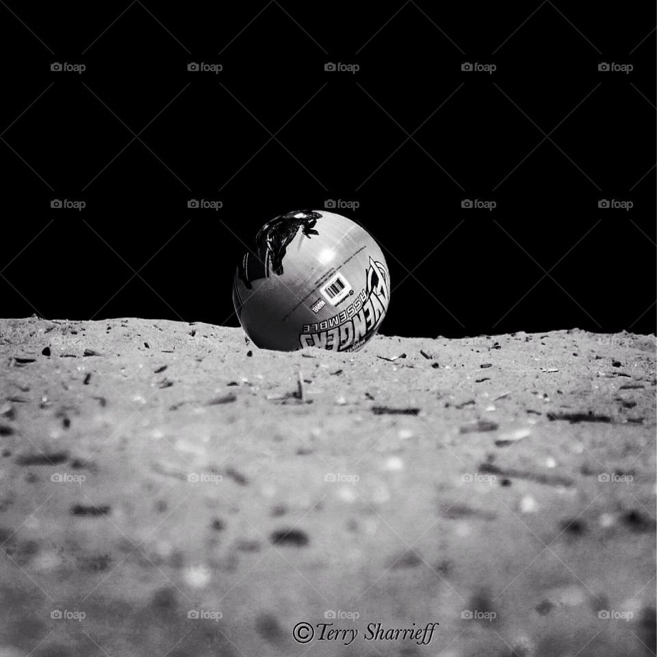 Soccer Ball on Beach