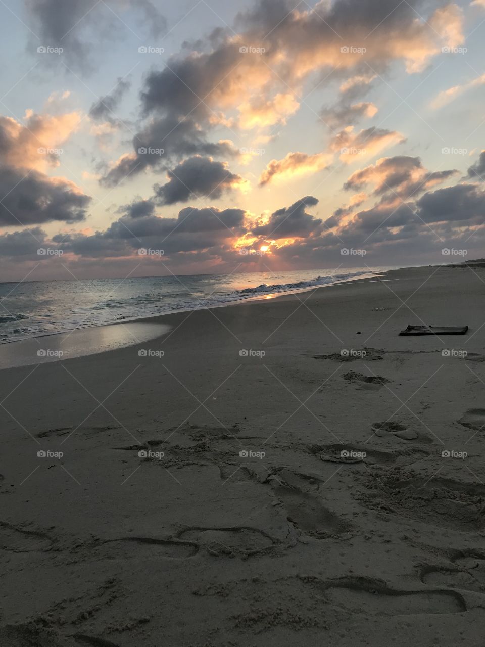 With the see and sun