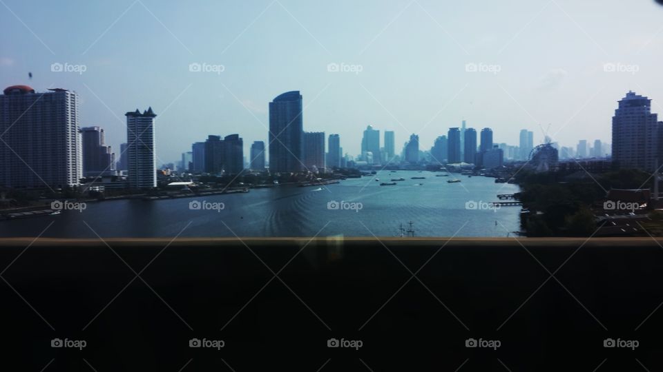 bangkok city . Rama3 in bangkok thailand