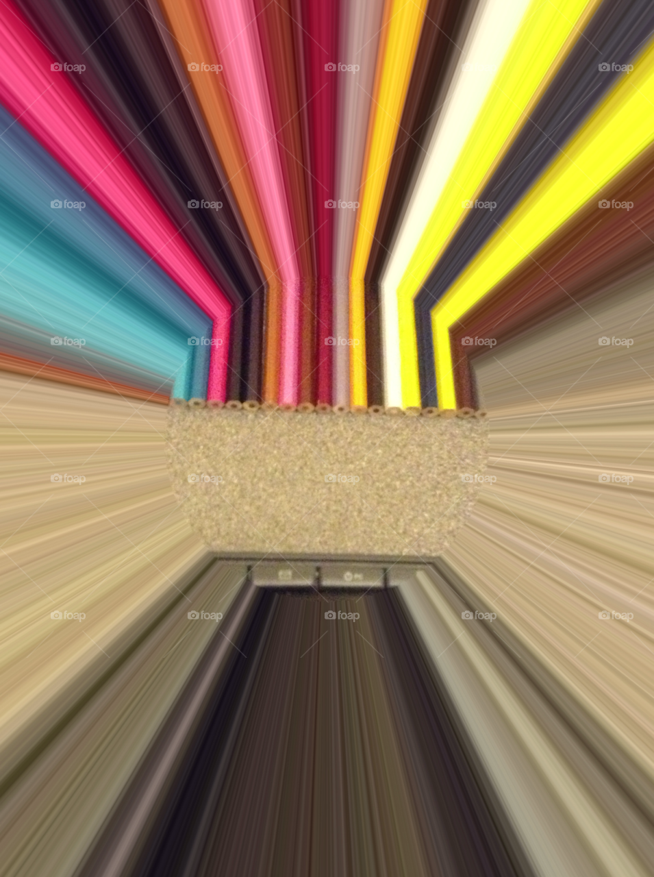 pencils light tunnel by quizknight
