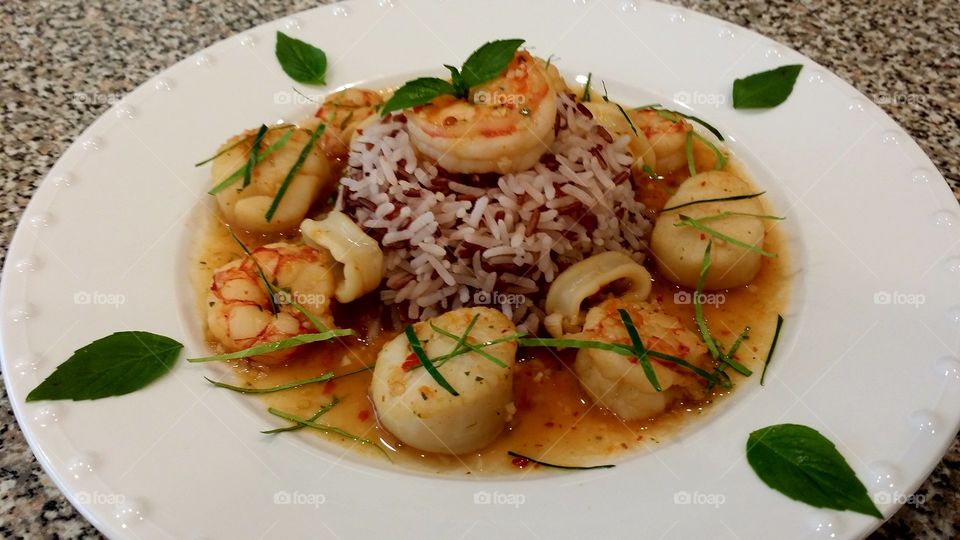 A Spicy Seafood Dish