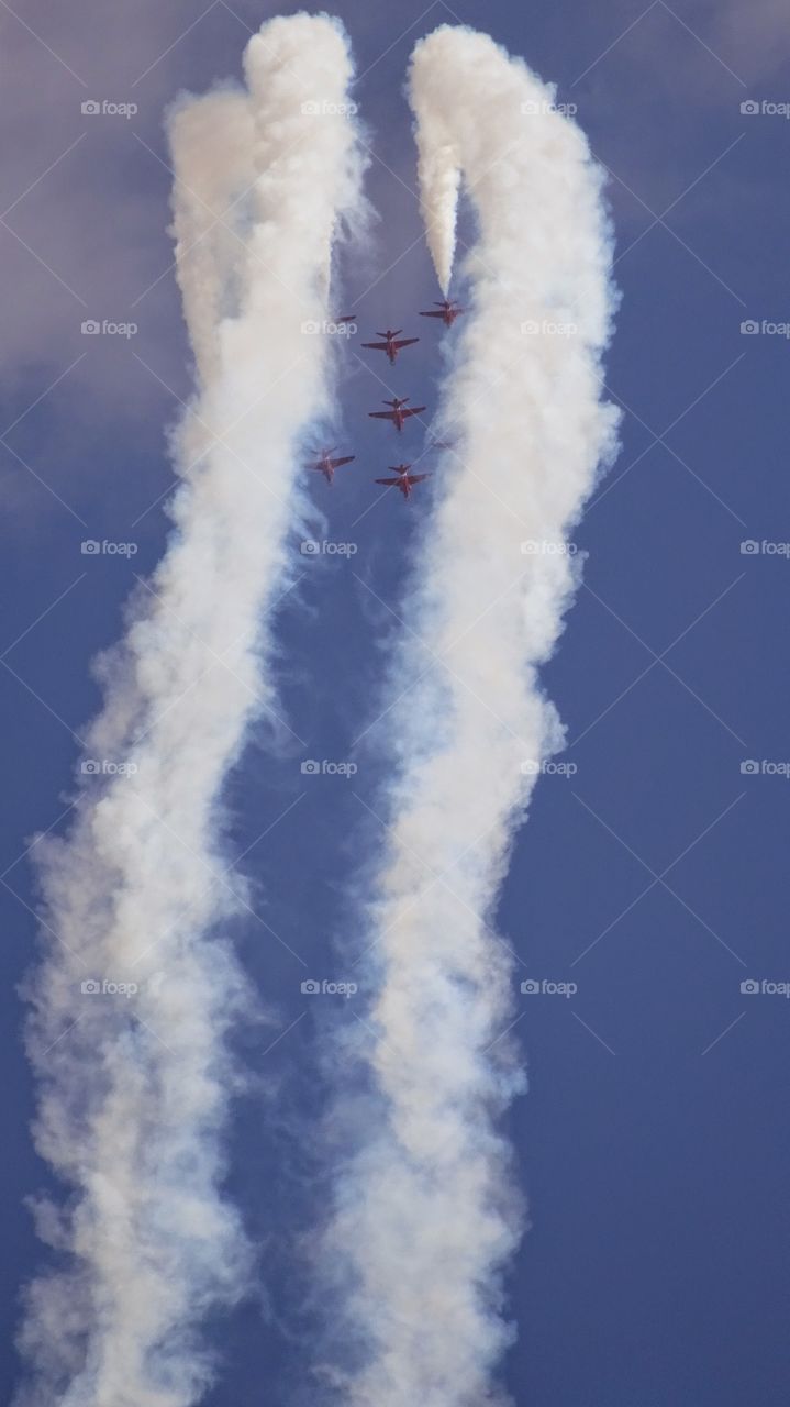 Red arrows