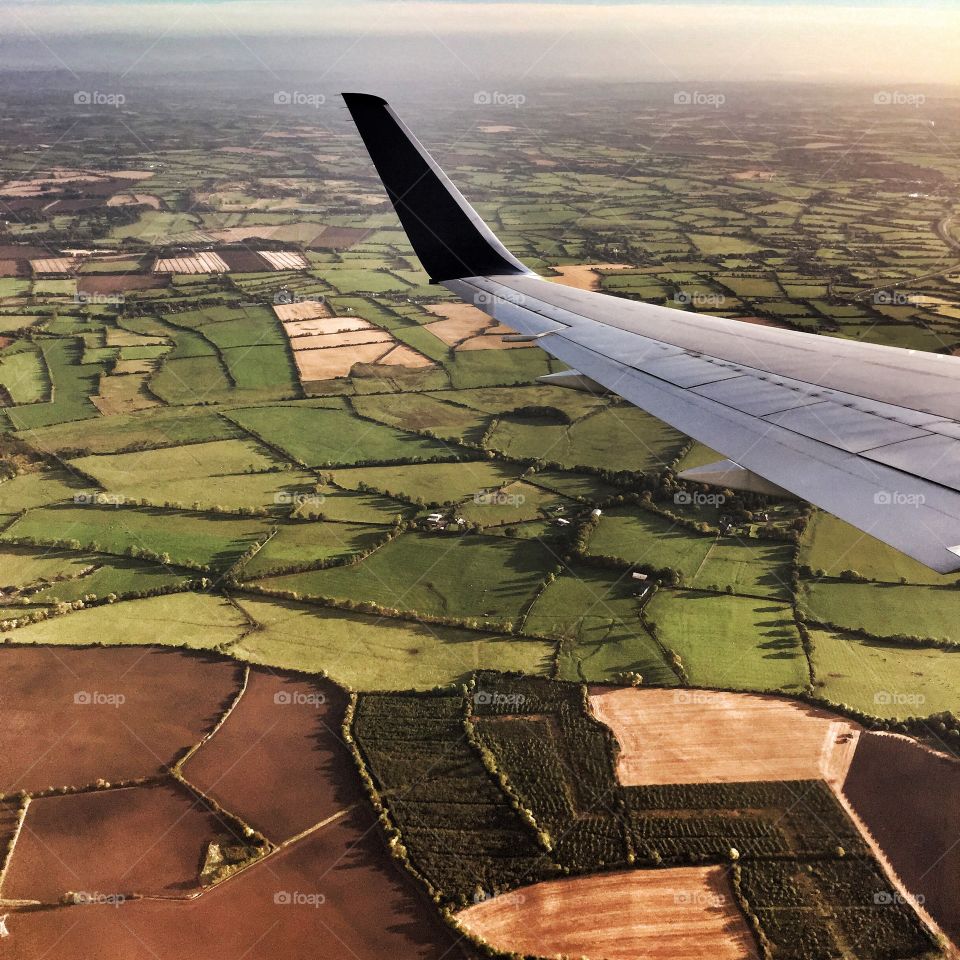 Landing in Dublin Ireland. Landing in Dublin Ireland