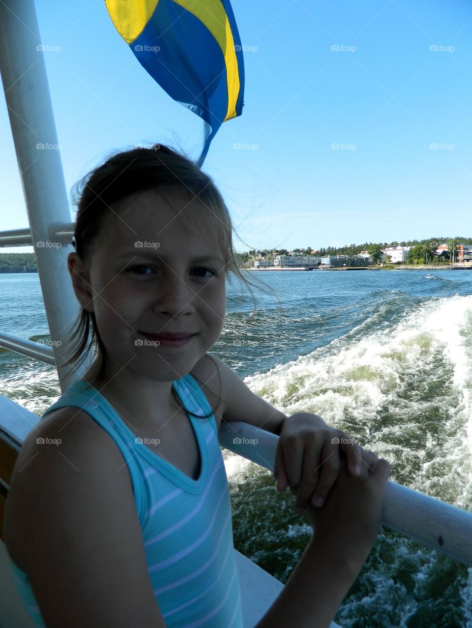 Boat trip in Sweden 