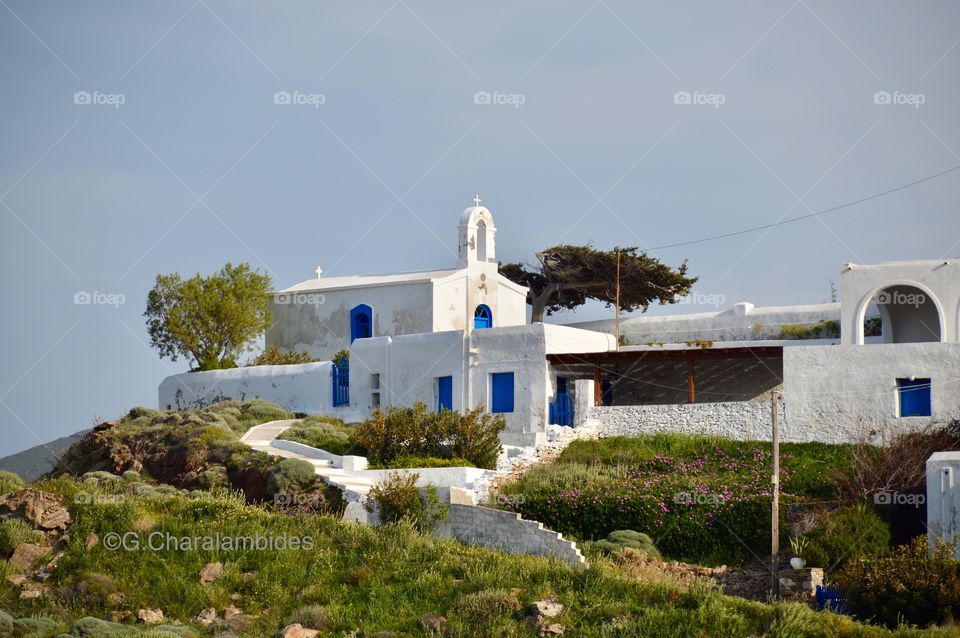 Loutrá, Kythnos island, Hellas