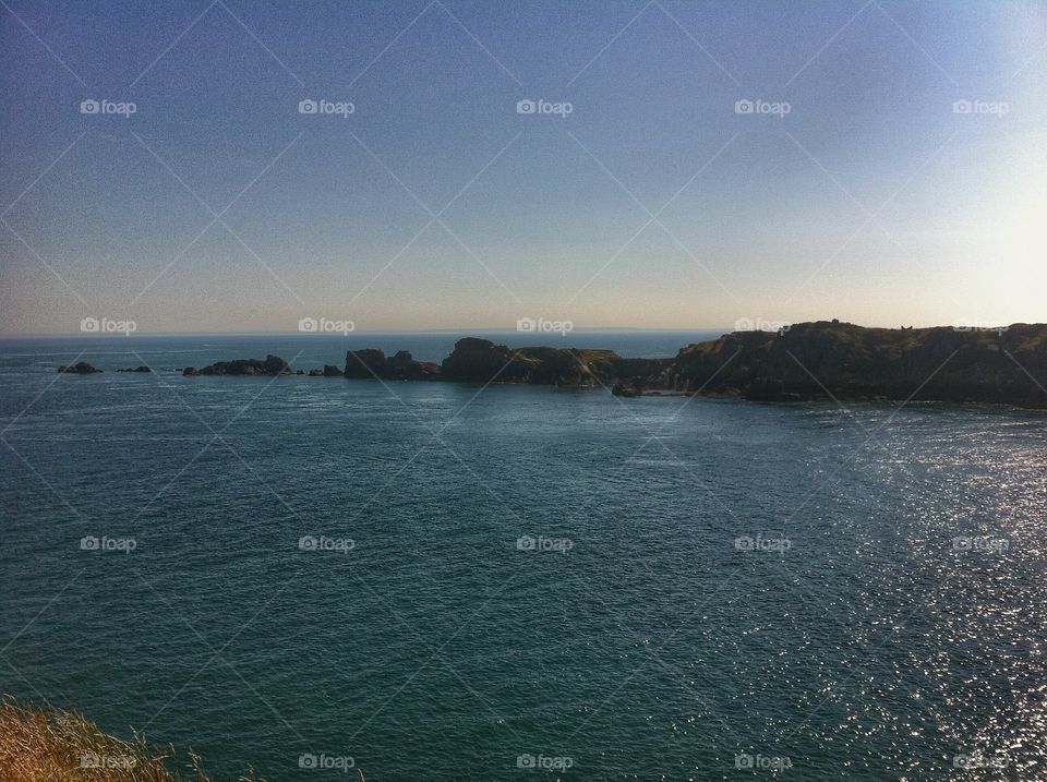 Beach and cliff 