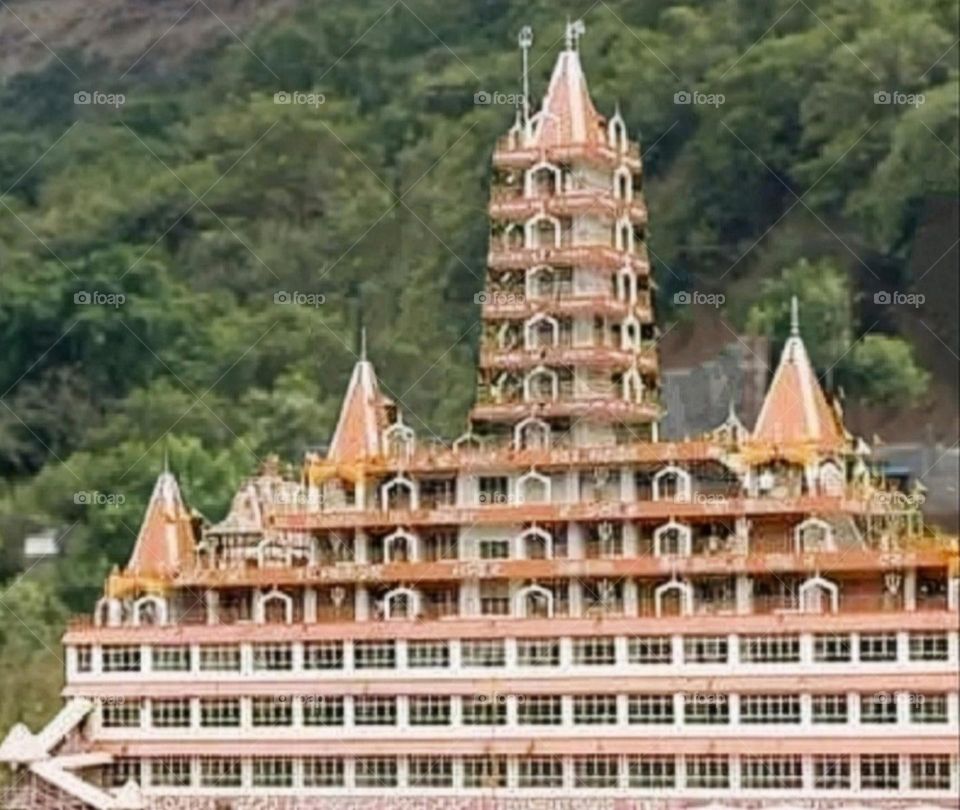 most beautiful and attractive view of a tample.