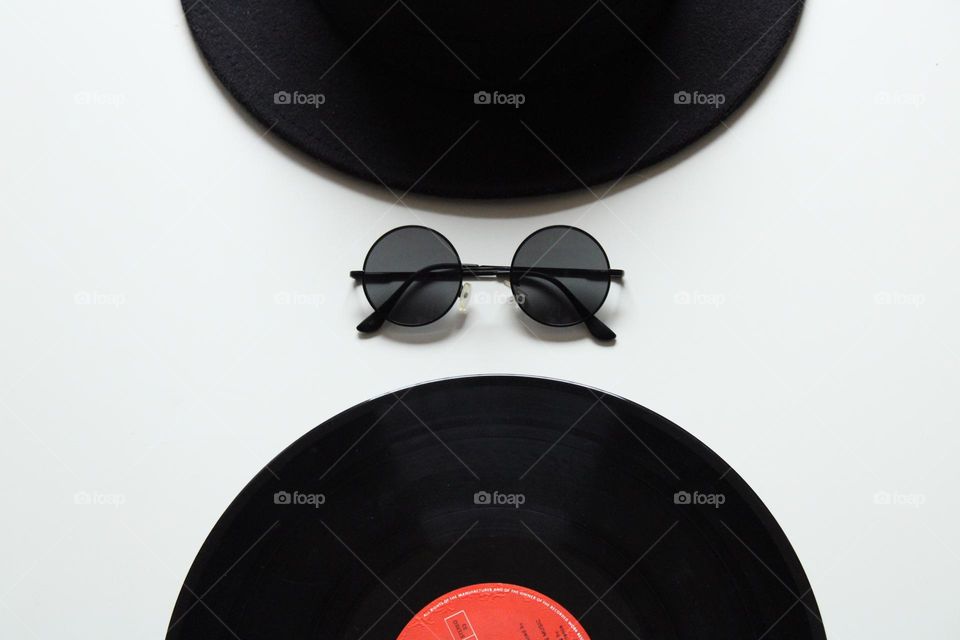 Old gramophone record