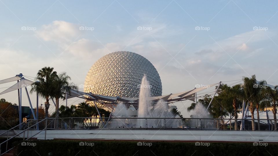 Epcot Fountain