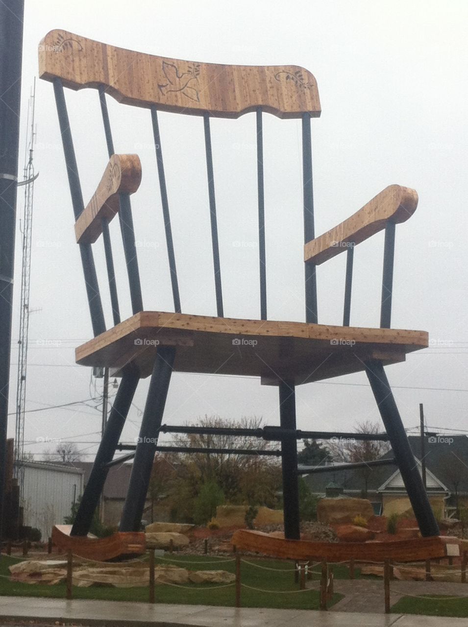 Giant rocking chair