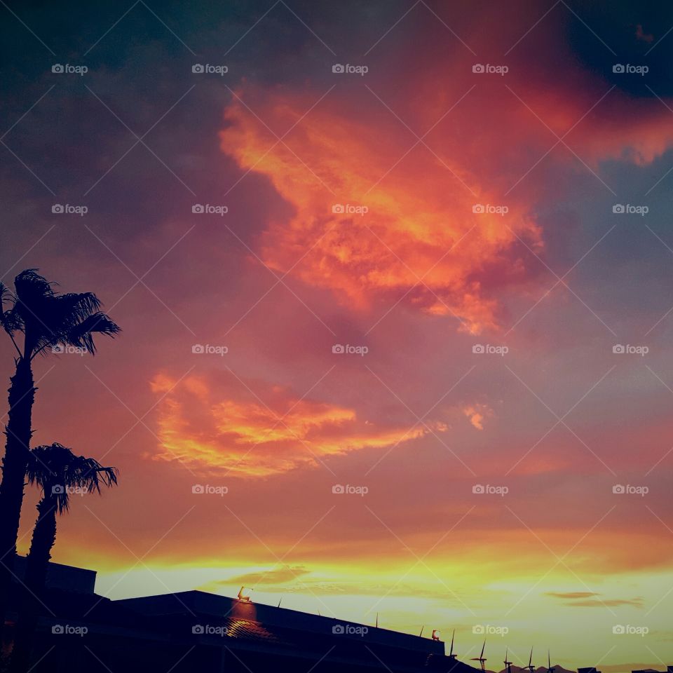 North Palm Springs sunset