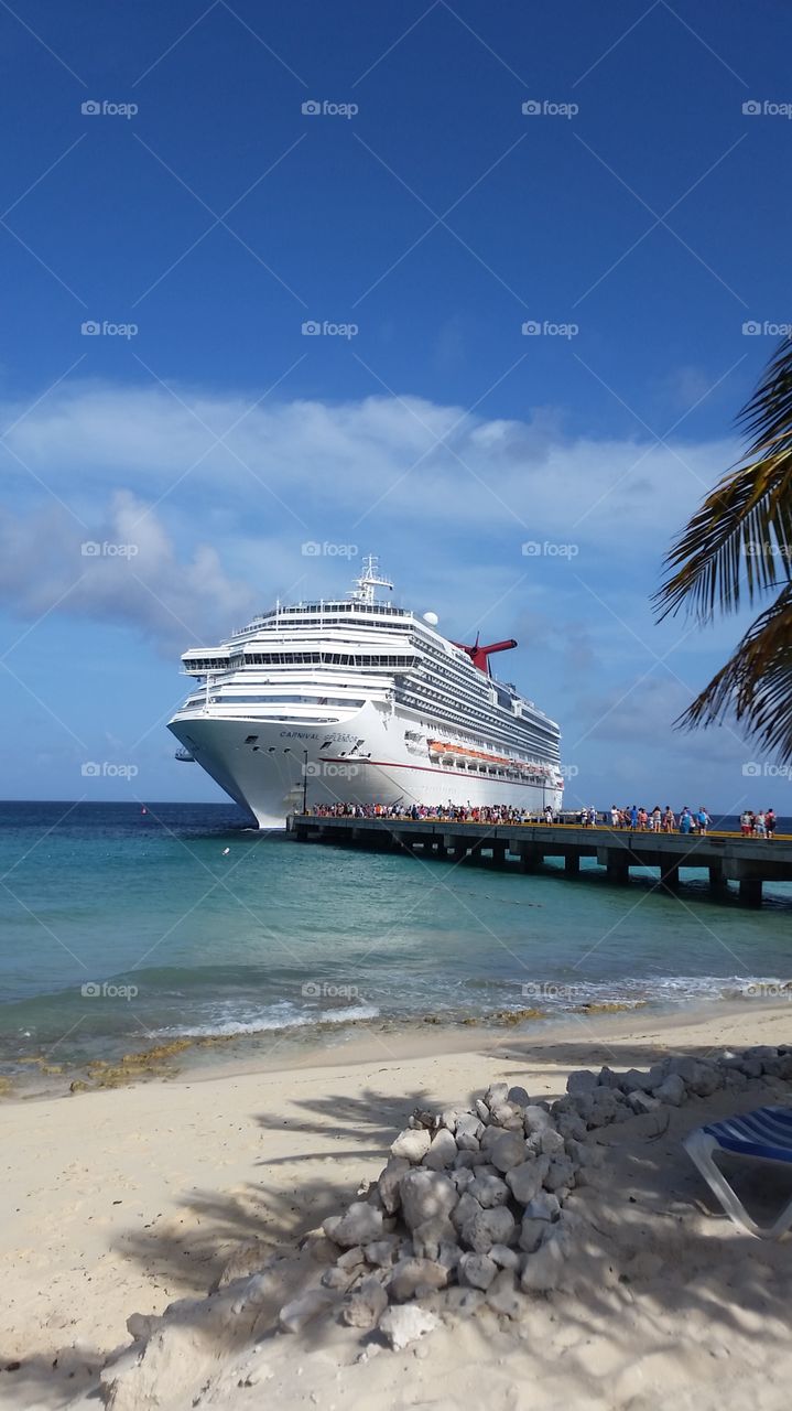 Caribbean Cruise. Took this at Turks and Caicos when the Carnival Splendor docked last summer