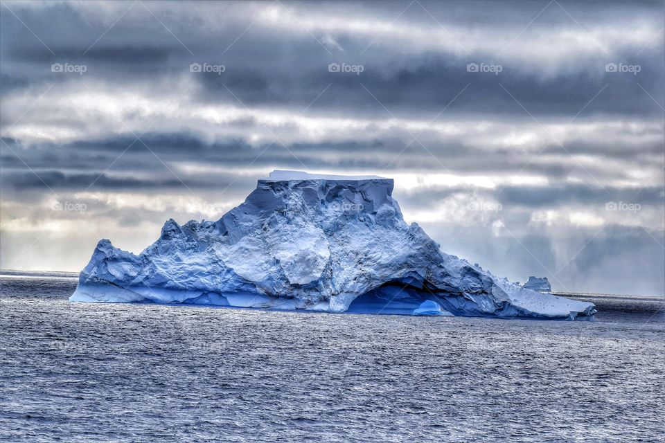 Antarctic iceberg.