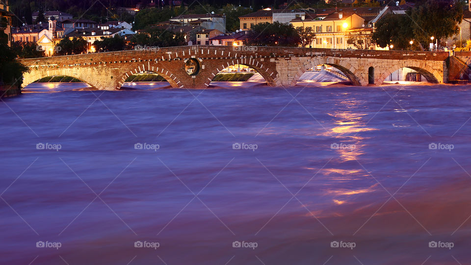 Overflow of River Adige in Verona, Italy (10/30/2018)