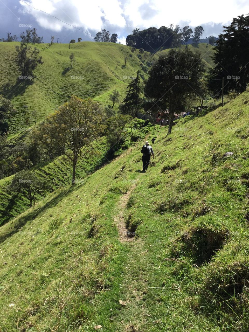 Walking. Montain