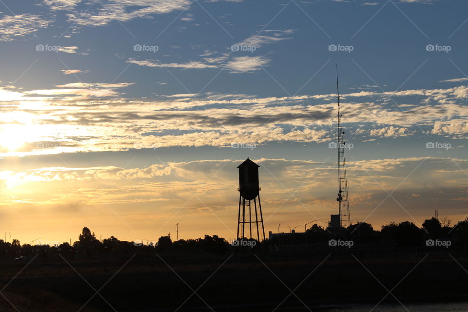 sun-clouds landscape