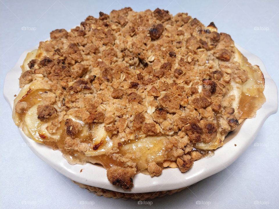 Dutch crust apple pie