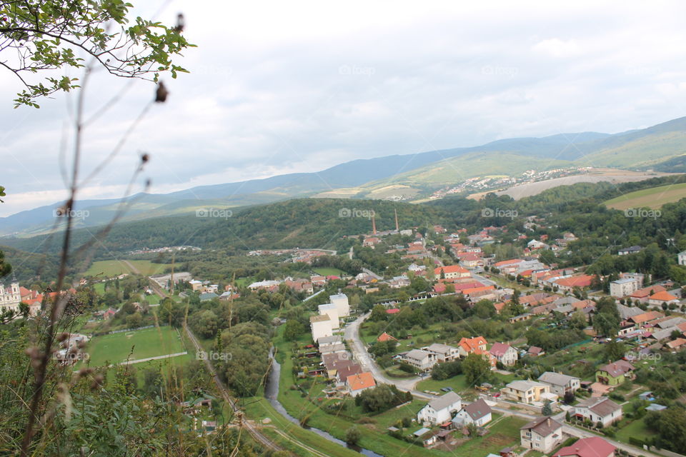 River in vilage