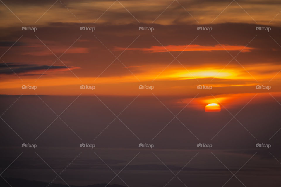 Beautiful sunset and sky