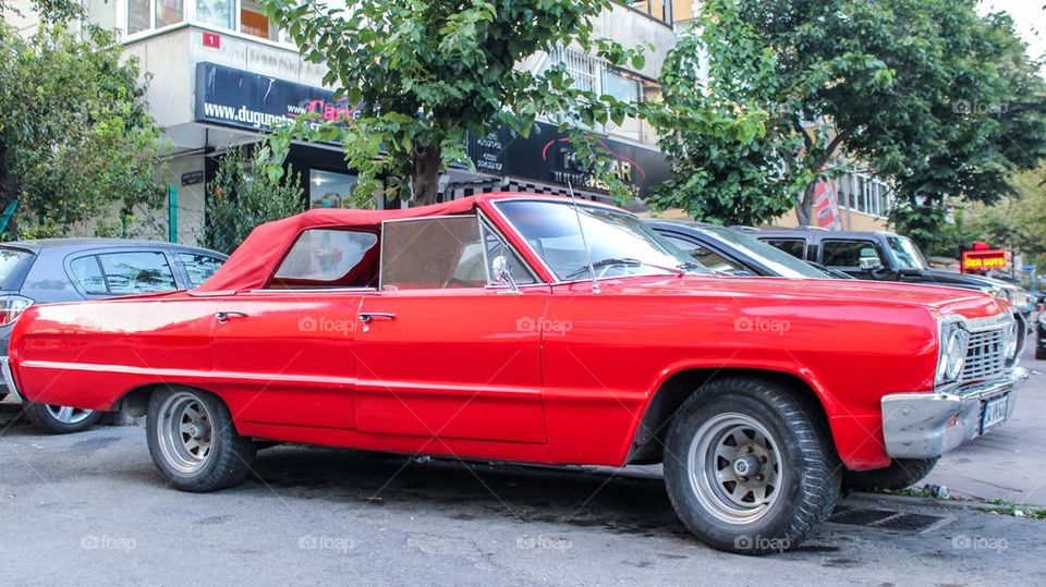 Classic Red Car