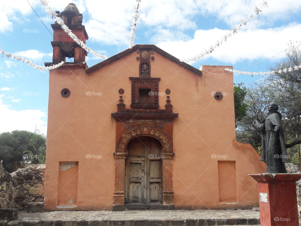 500 year old Mexican church San Miguel de Allende