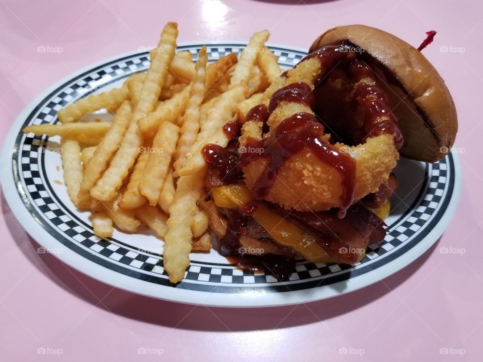 Volcano Burger- Johnny Angel's restaurant