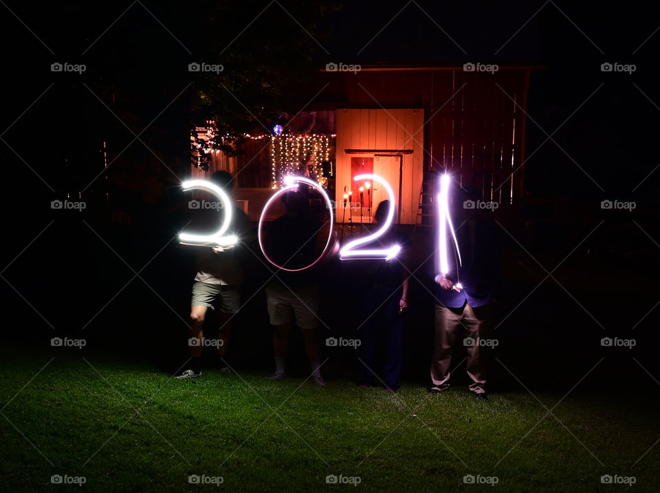 Painting with light, 2021