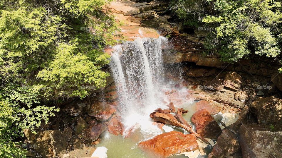 The sheer magnificence of the breathtaking waterfall at Douglas Falls! Witnessing the mountain water cascading down ancient rocks, it felt as if time stood still. One of West Virginias Hidden Gems 