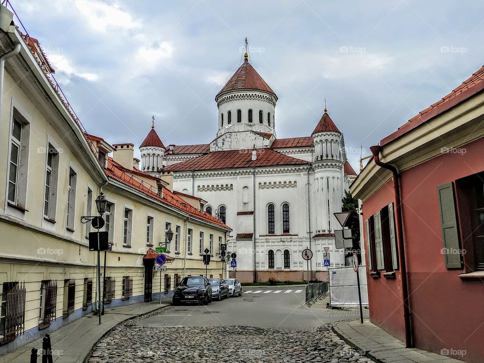 Road to the Temple. (Lithuania. Vilnius, July, 2019).