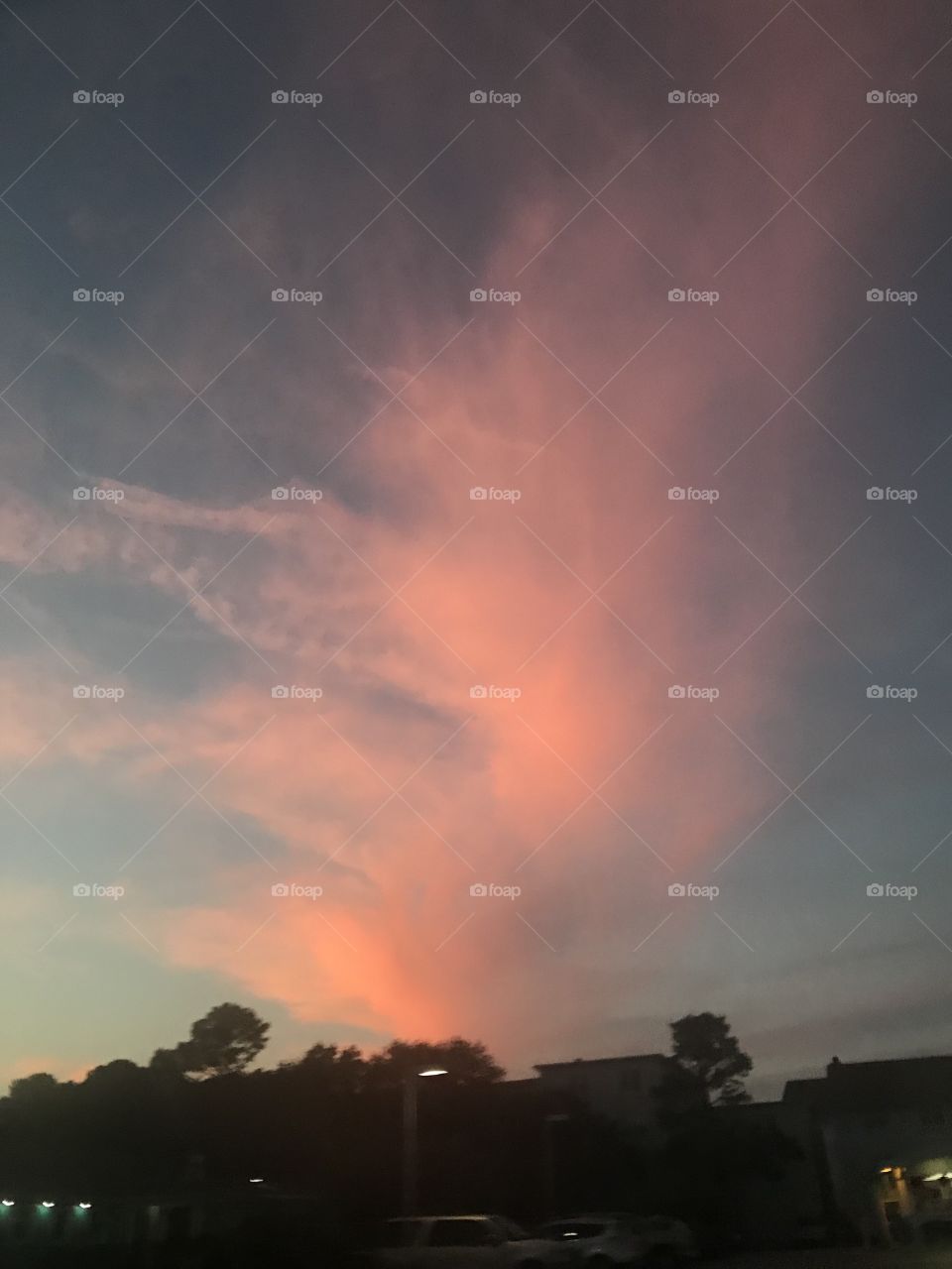 Sunset + clouds