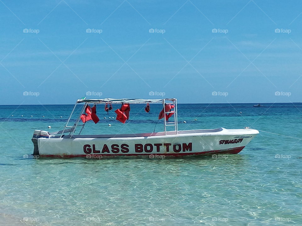 Glass bottom boat