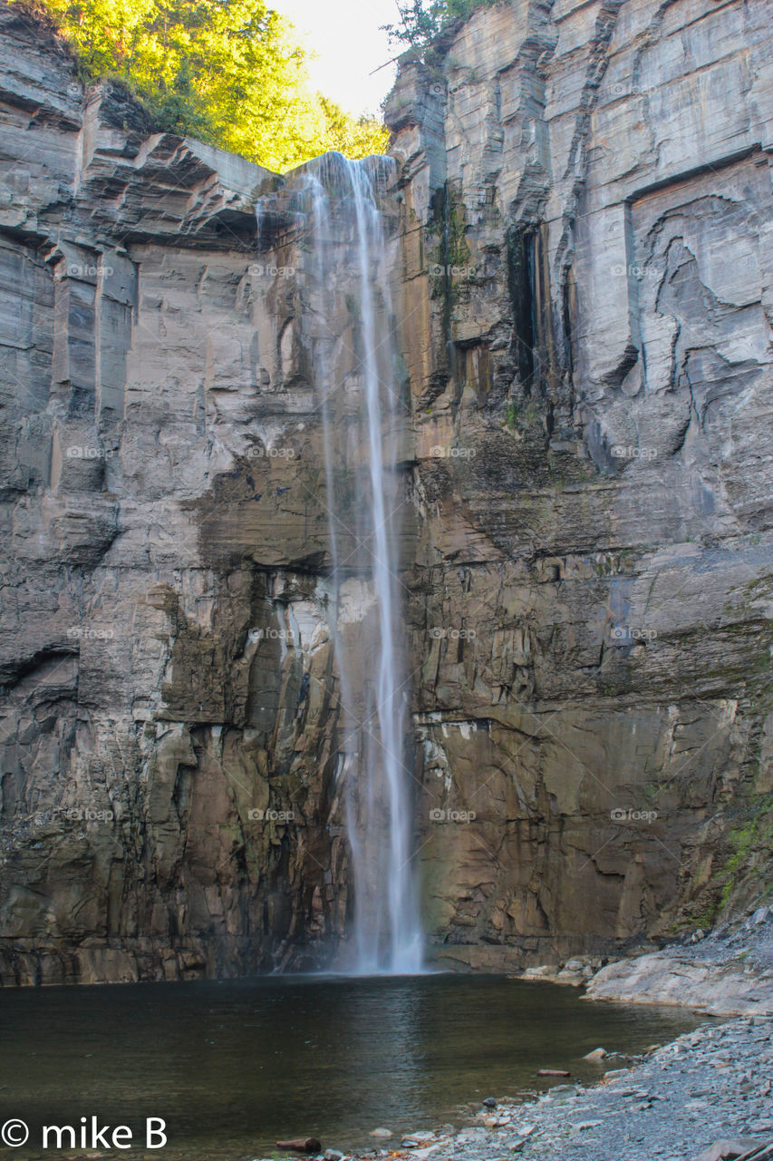 waterfall near Watkins glenn in new york