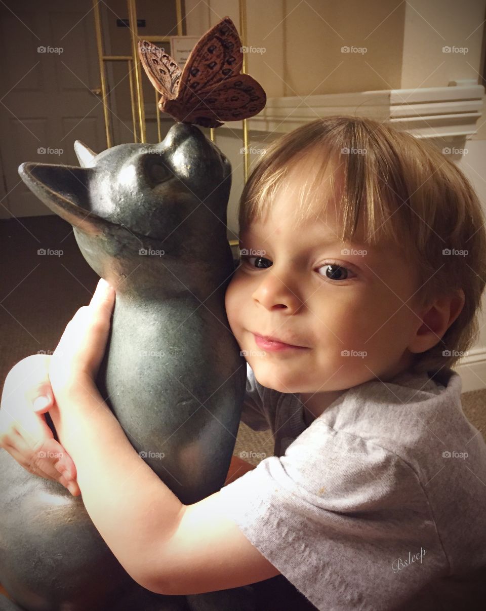 A Boy & His Cat