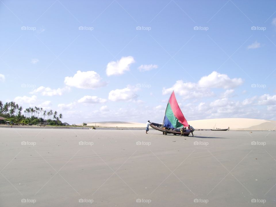 morning on the beach