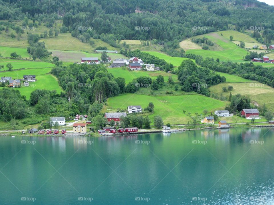 Norway Fjord Landscape