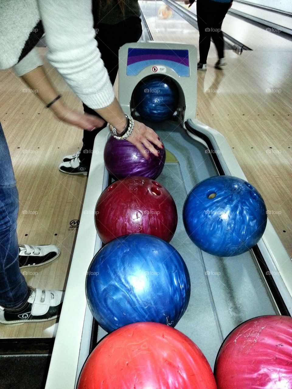 bowling balls