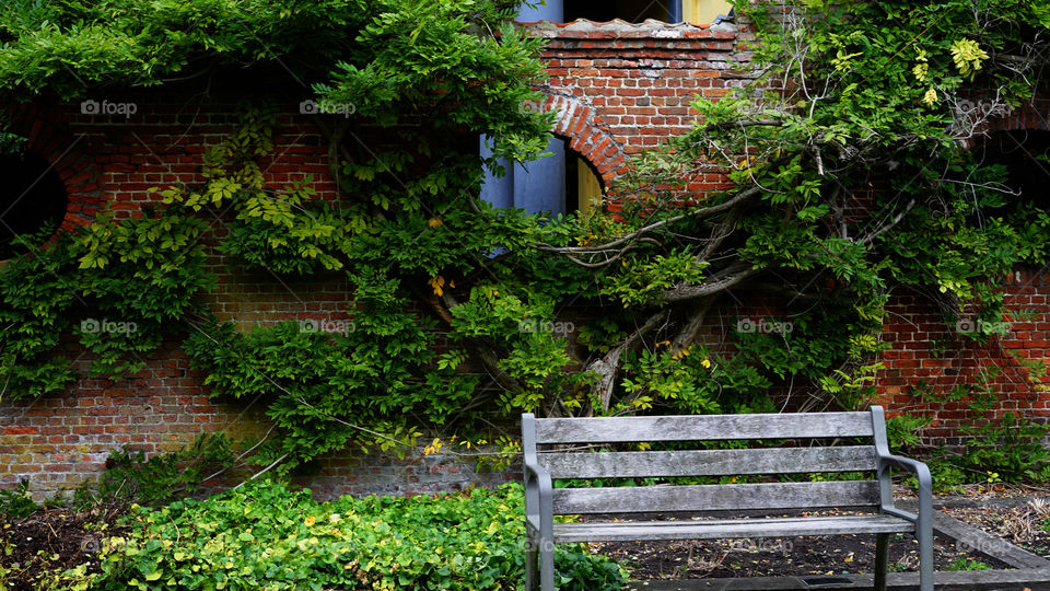 In a garden in Antwerp