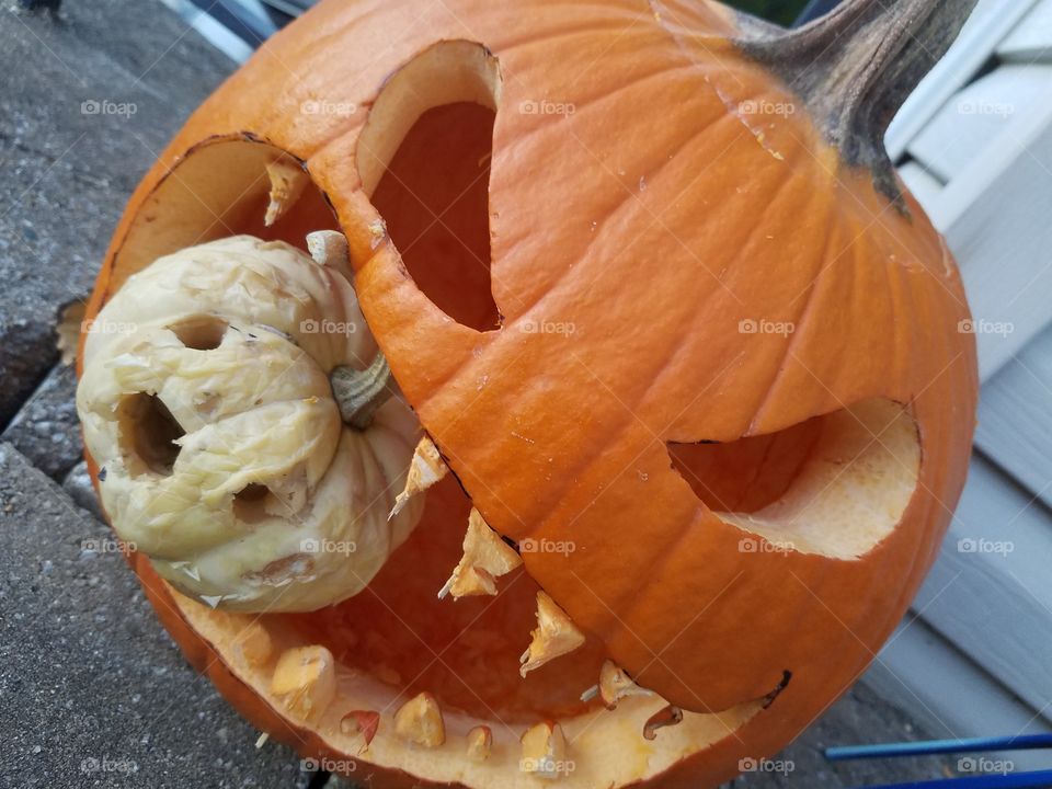 evil canibal pumpkin