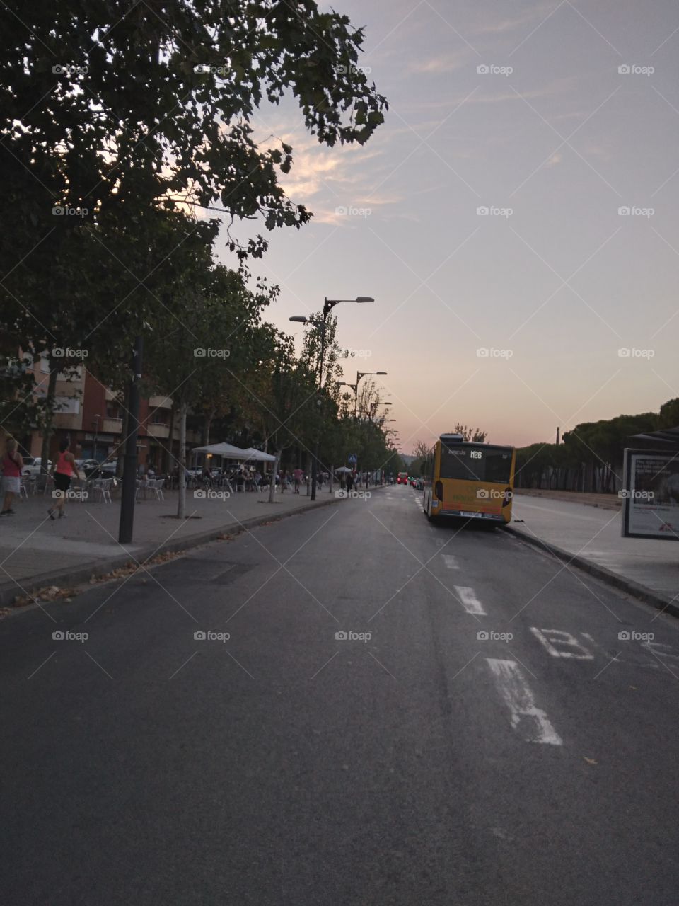 atardecer a las 21.00 en Beso's