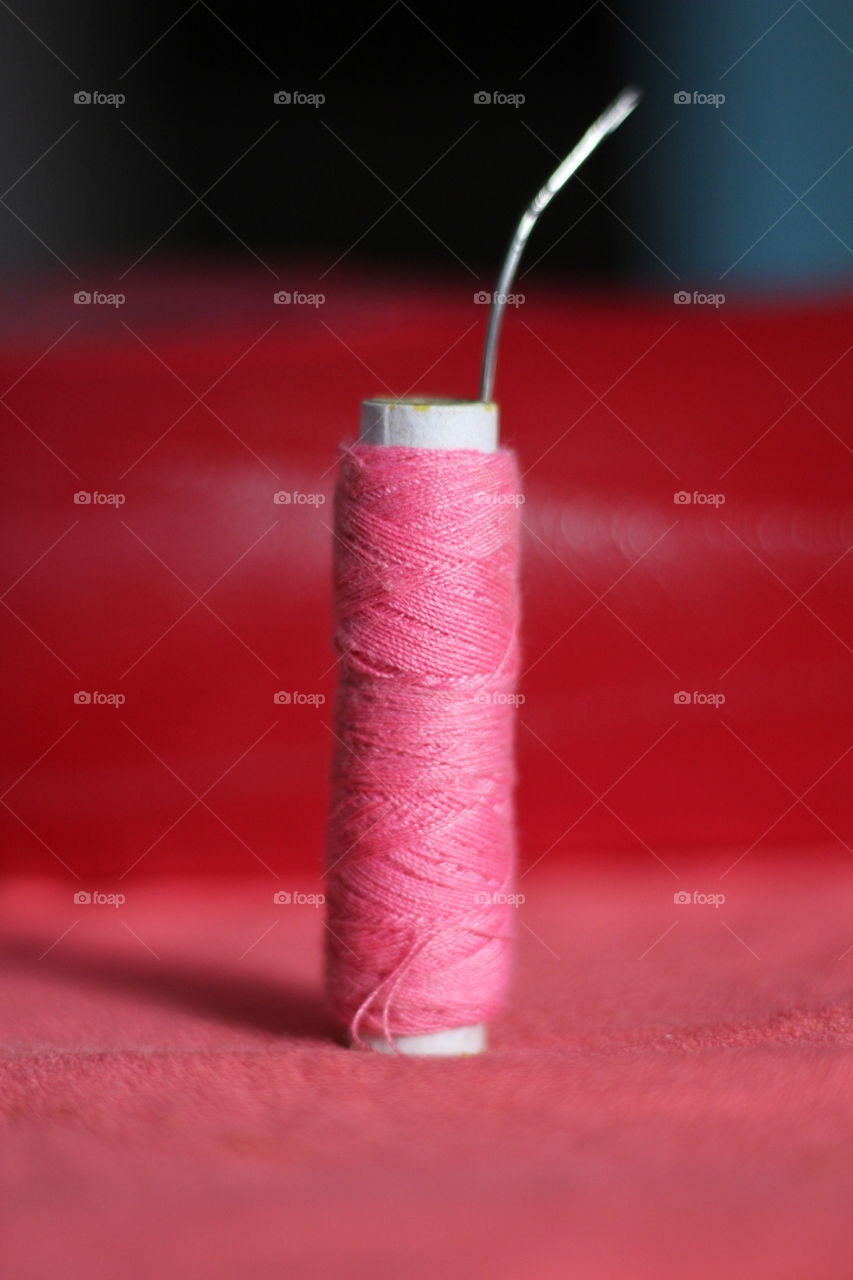 Pink spool