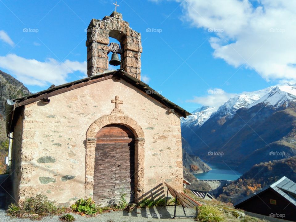 Church in French Alps