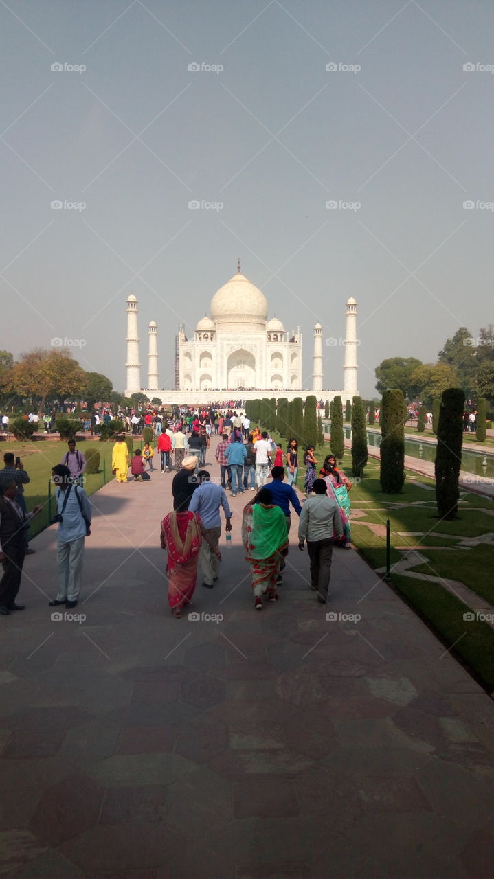 Taj Mahal India-The Taj Mahal one of the universally admired masterpieces of the world's heritage".The Taj Mahal attracts 7–8 million visitors a year and in 2007, it was declared a winner of the New7Wonders of the World (2000–2007) initiative.
