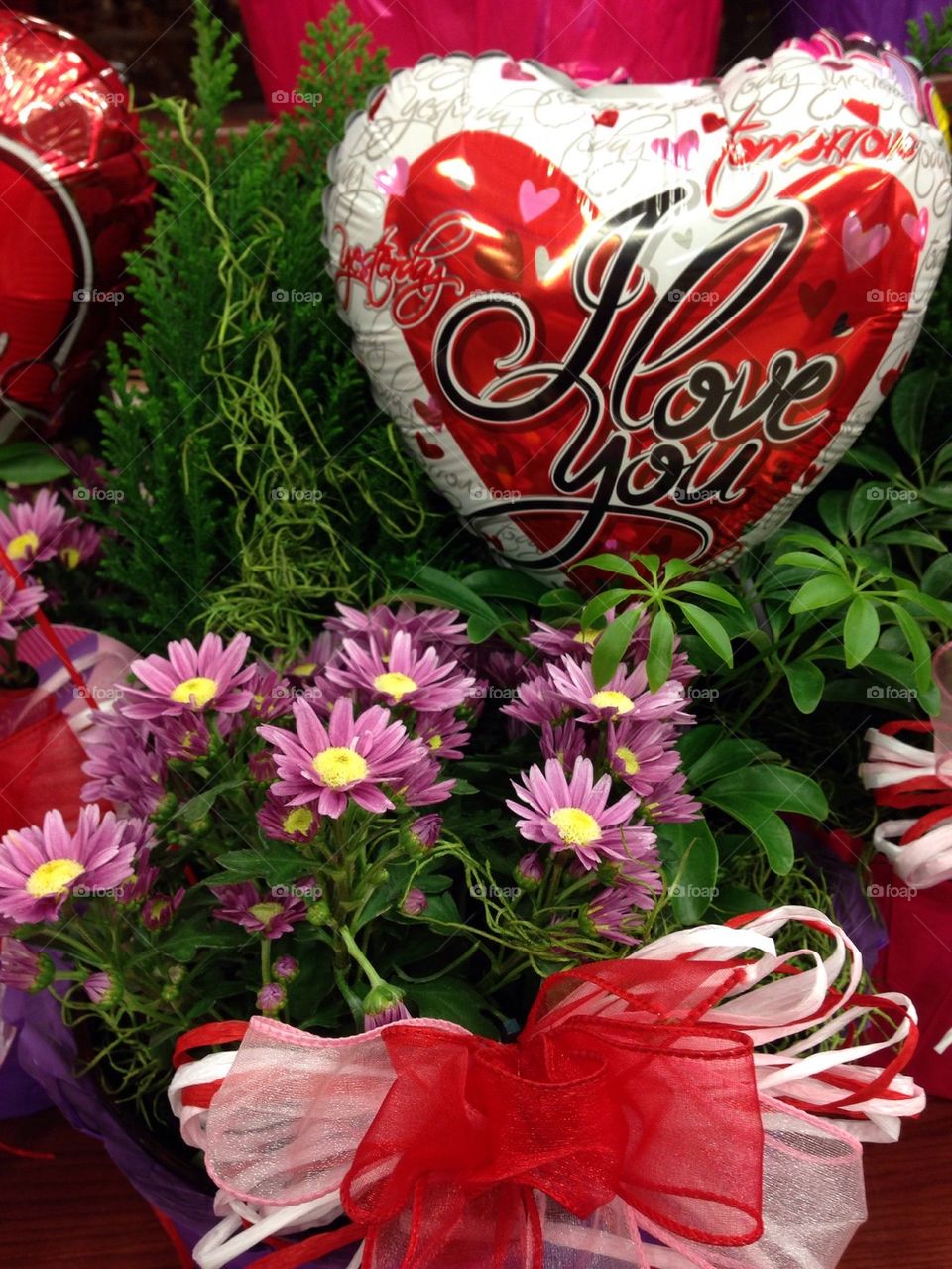 Valentine's Day love bouquet flowers