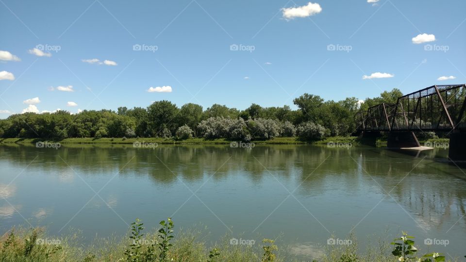 Water, River, Lake, Tree, Landscape