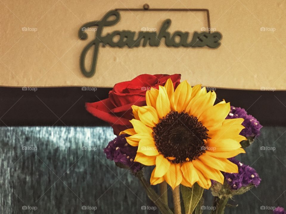 Something about tiny homes and fresh flowers! We might not be on acres of land or have a big farm with lots of animals, but we have a home and that’s all we need.