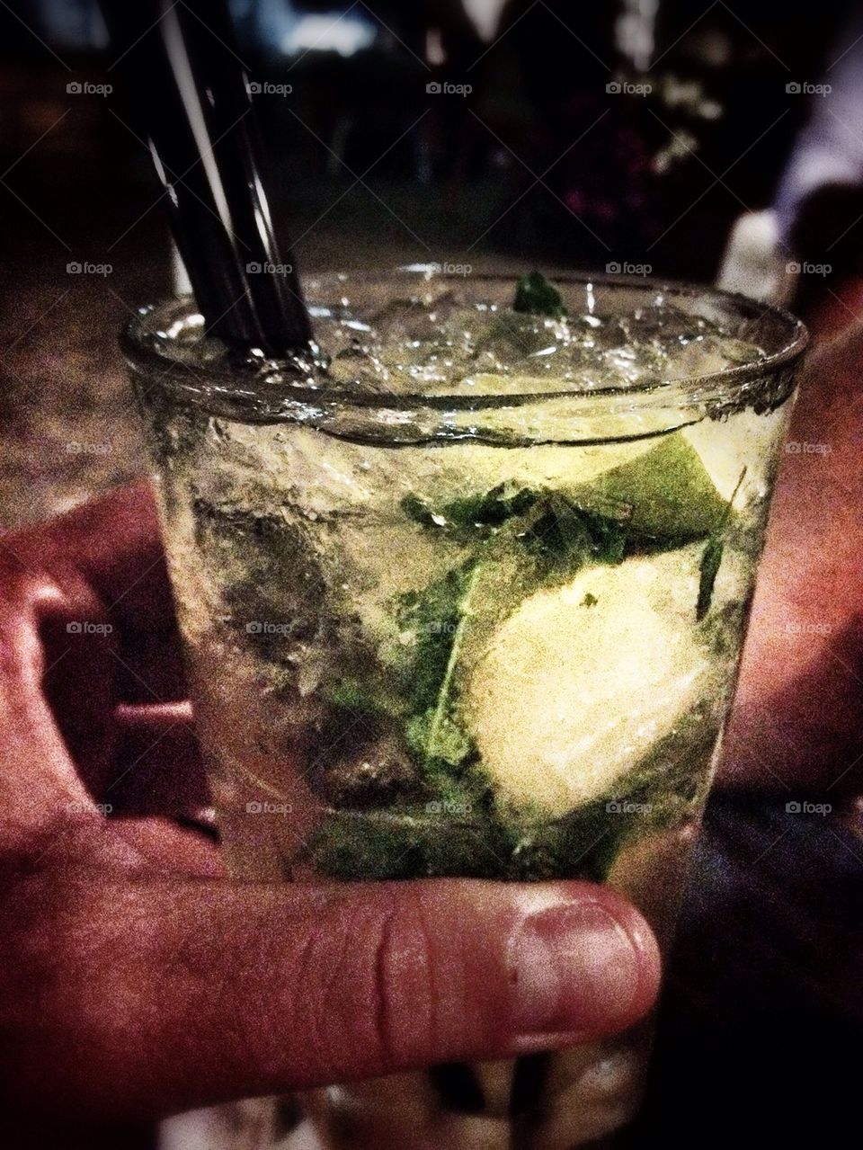 glass drink aperitif mojito by alekime