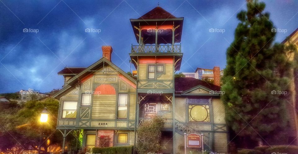 Victorian home, San Diego