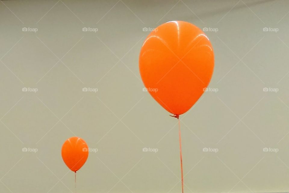 Orange Balloons