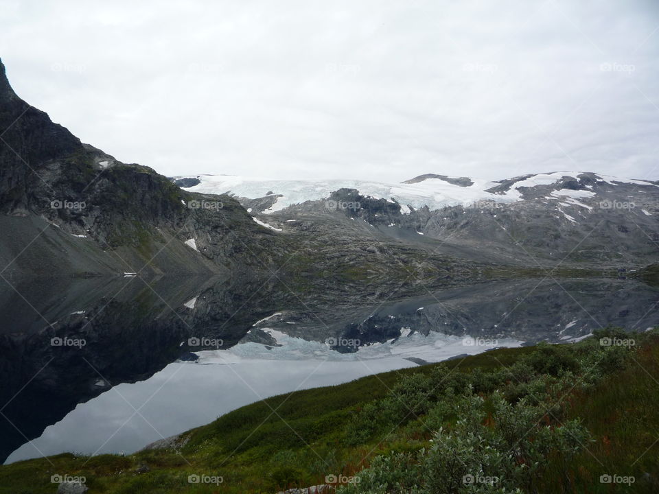 Snow peaked Mountains
