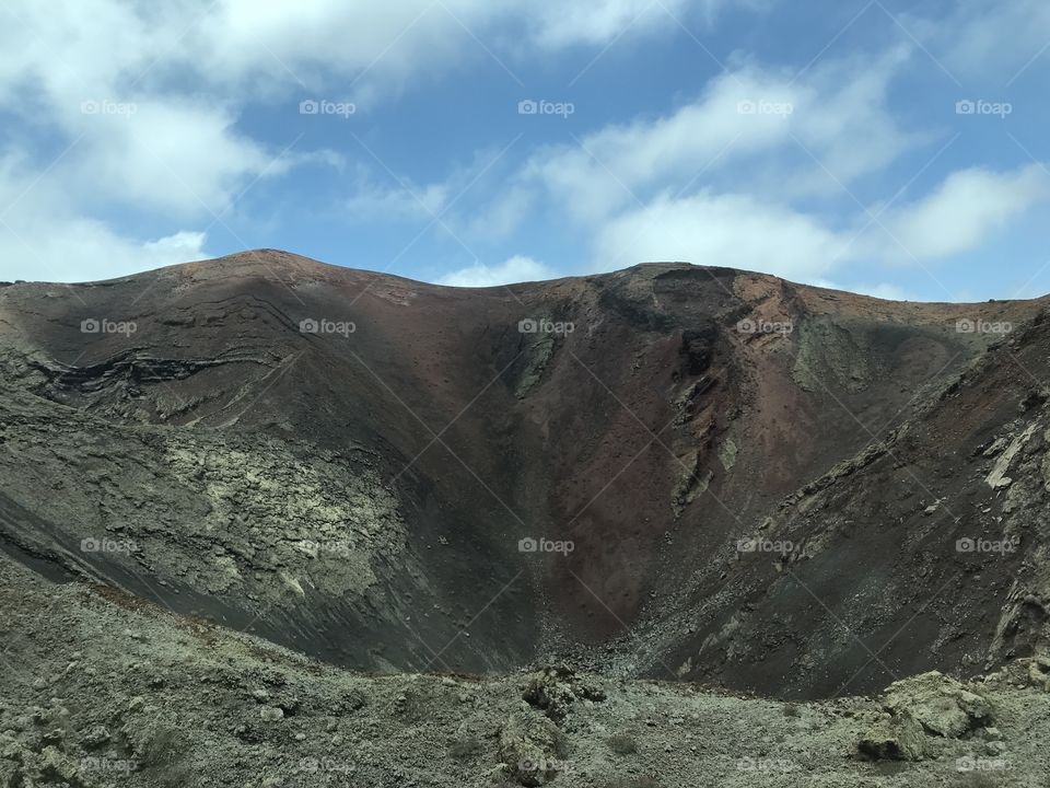 Lanzarote Spain volcano desert landscape 
